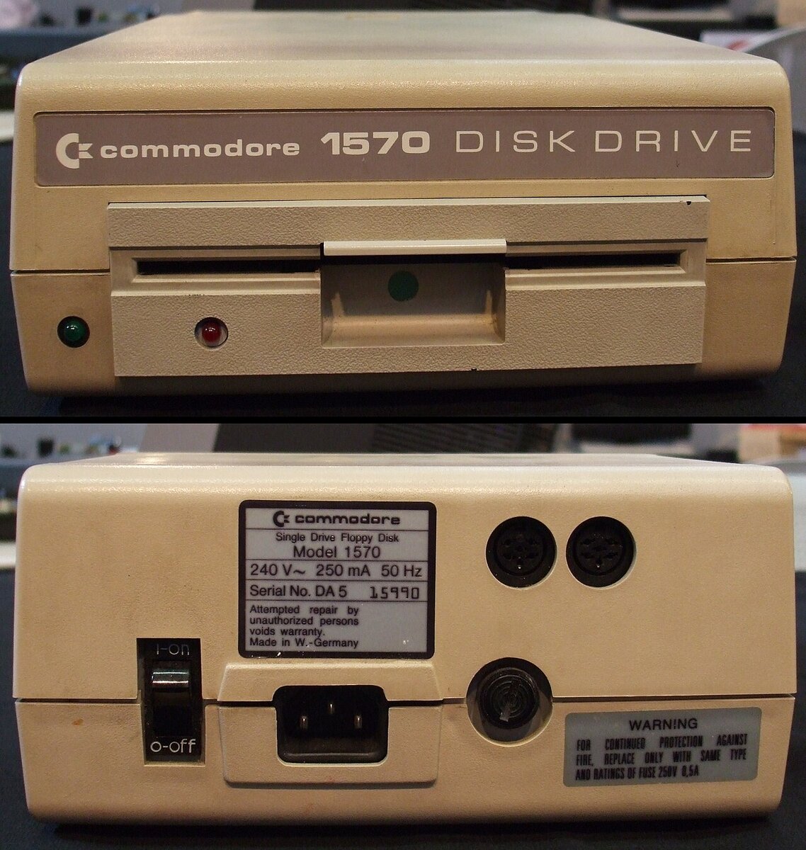 Commodore 1570 Floppy Disk Drive - photo 1