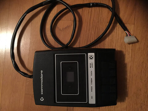 Commodore C2N Cassette Unit First Serie BLACK version