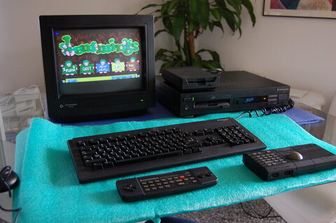 Commodore 1084S-D2 Black Monitor for CDTV