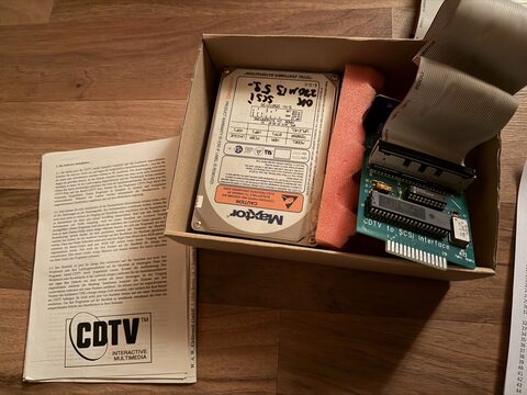 CDTV to SCSI interface